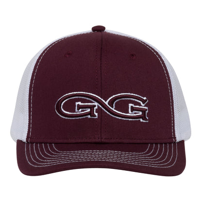 Maroon Cap | White MeshBack