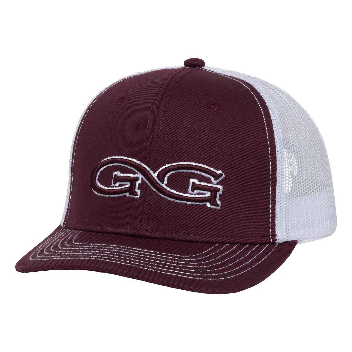 Maroon Cap | White MeshBack