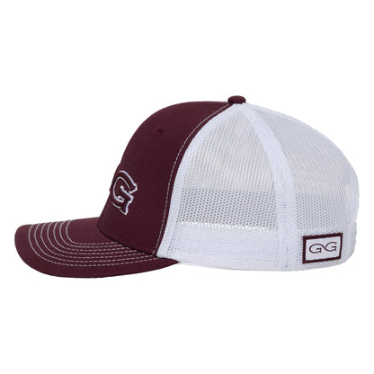 Maroon Cap | White MeshBack