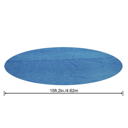 Bestway Flowclear 15' Round Solar Pool Cover for Above Ground Pools (Cover Only)