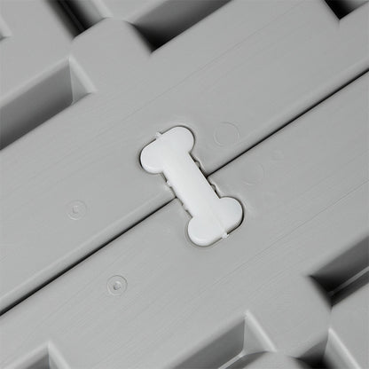 Confer Plastics Handi Spa Pad 32" x 48" Connectable Hot Tub Mat, Gray (3 Pack)