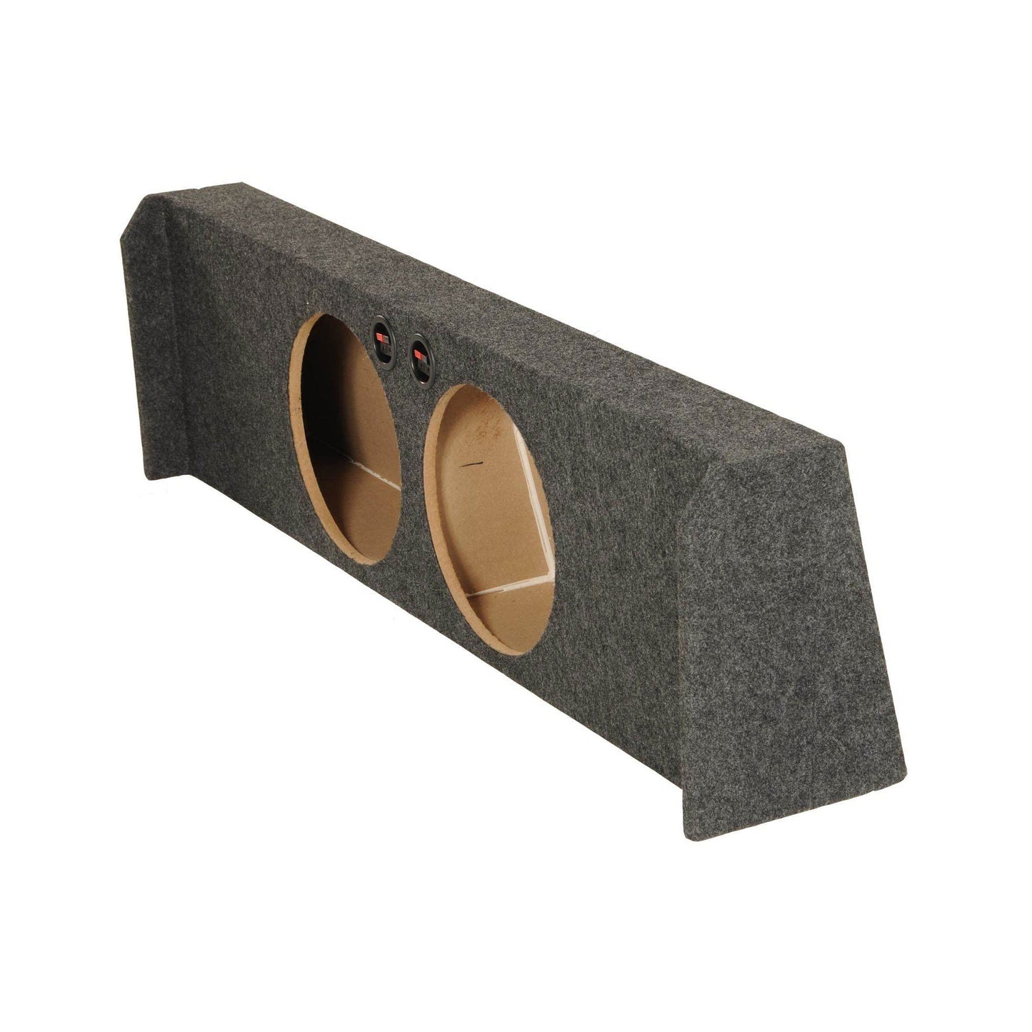 NEW! F150 Super Crew 2009-2014 Dual 12" Carpet Subwoofer Sub Box Enclosure