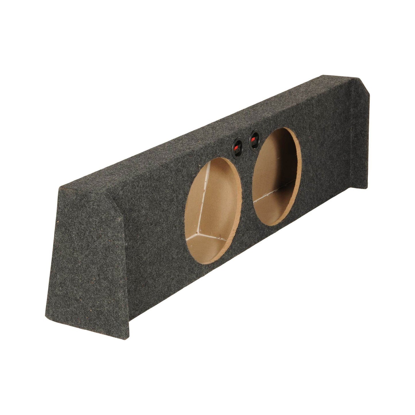 NEW! F150 Super Crew 2009-2014 Dual 12" Carpet Subwoofer Sub Box Enclosure