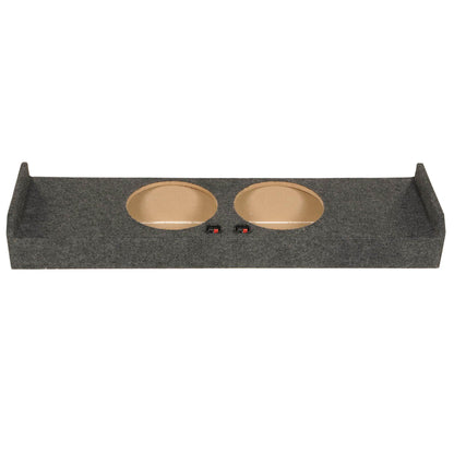 NEW! F150 Super Crew 2009-2014 Dual 12" Carpet Subwoofer Sub Box Enclosure