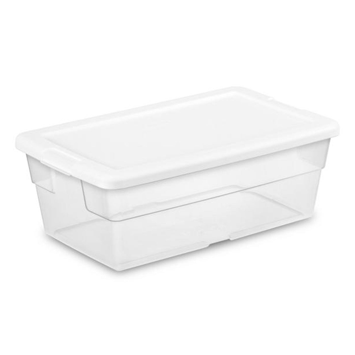 Sterilite 70 Quart Ultra Storage Container Box (4 Pack) & 6 Quart Tote (12 Pack)