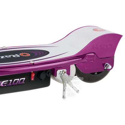 Razor E100 Electric Motor Powered Girls Scooter - Purple (Lightly Used)
