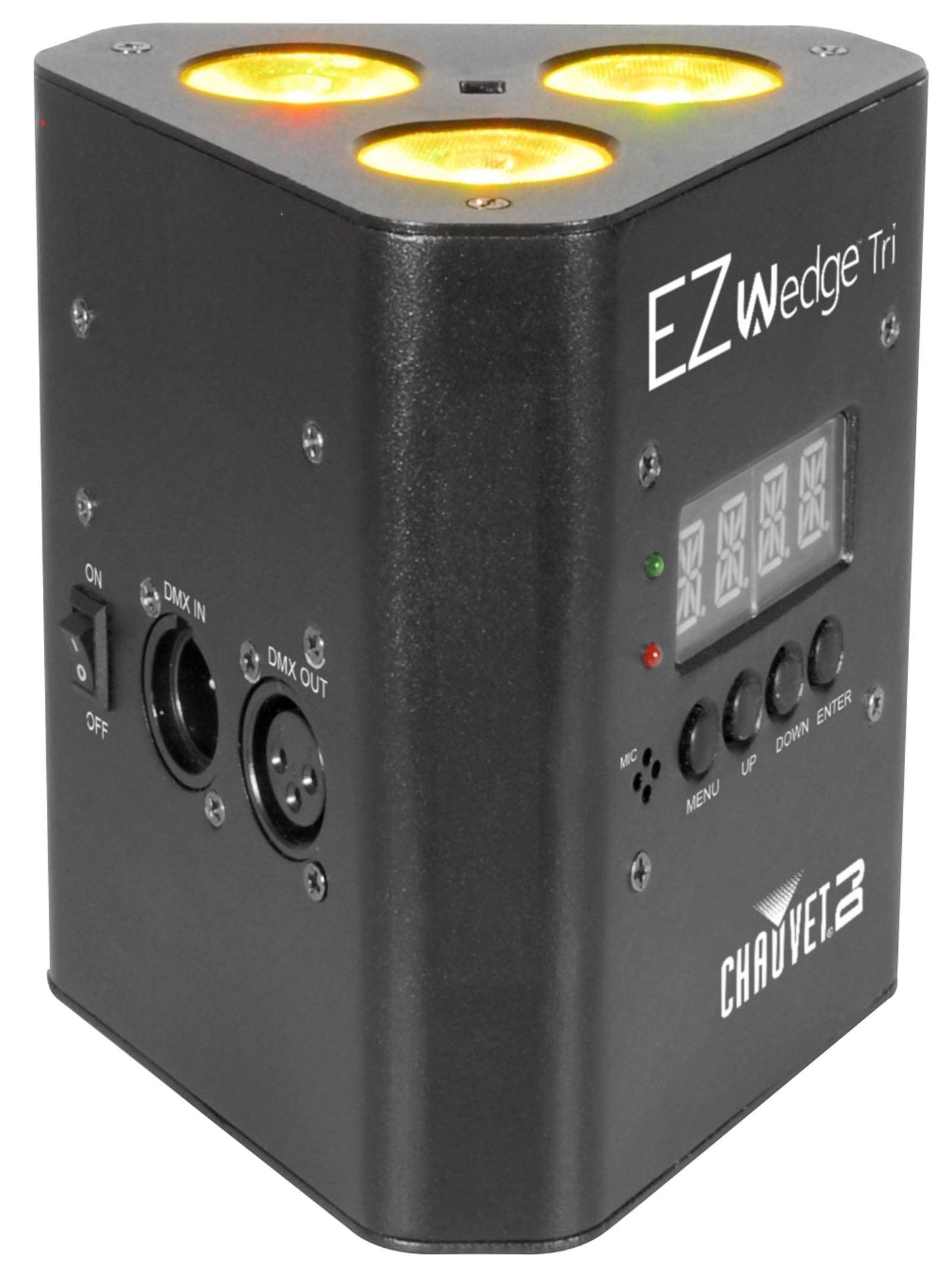 NEW! CHAUVET EZWedge Tri DJ Tri-Color Dimmable LED Light Effect w/ IRC Remote