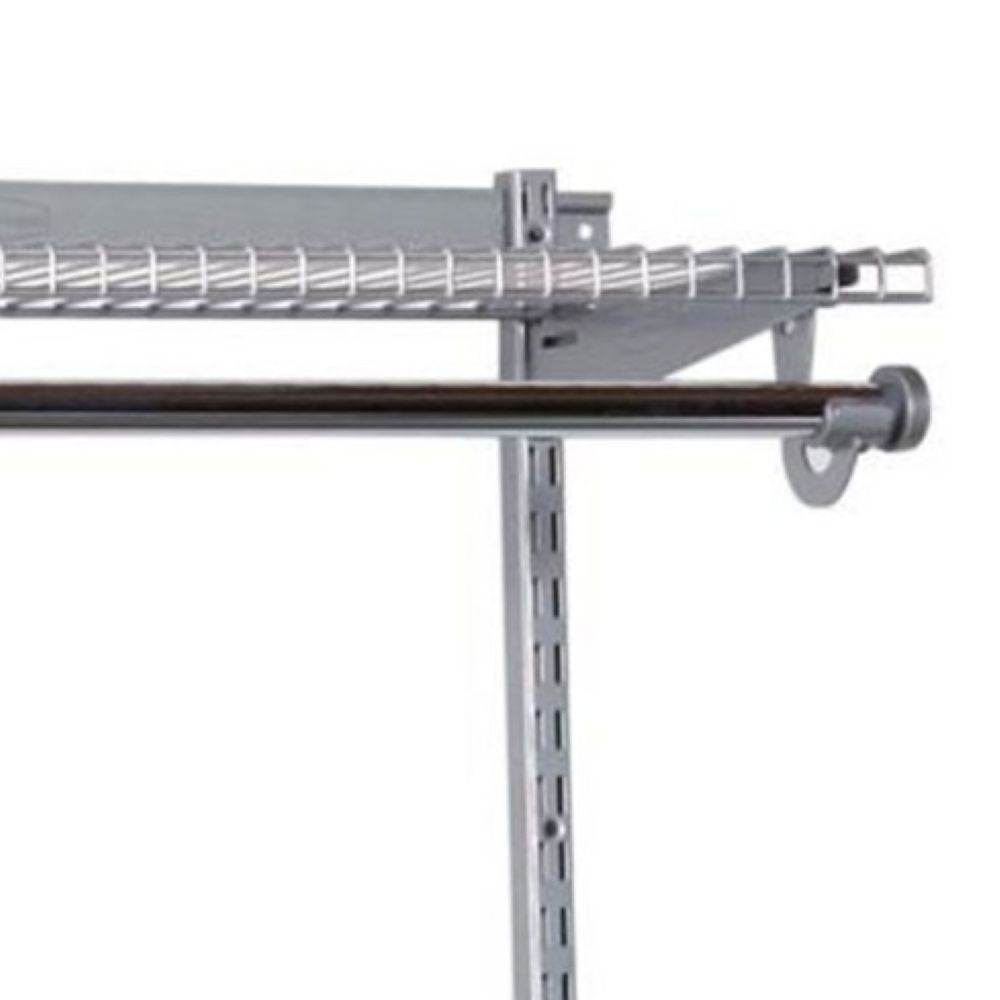 Rubbermaid Configurations 3-6 Feet Custom DIY Closet Organizer Kit, Titanium