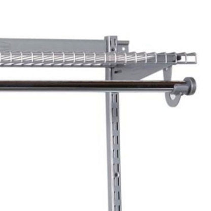 Rubbermaid Configurations 3-6 Feet Custom DIY Closet Organizer Kit, Titanium