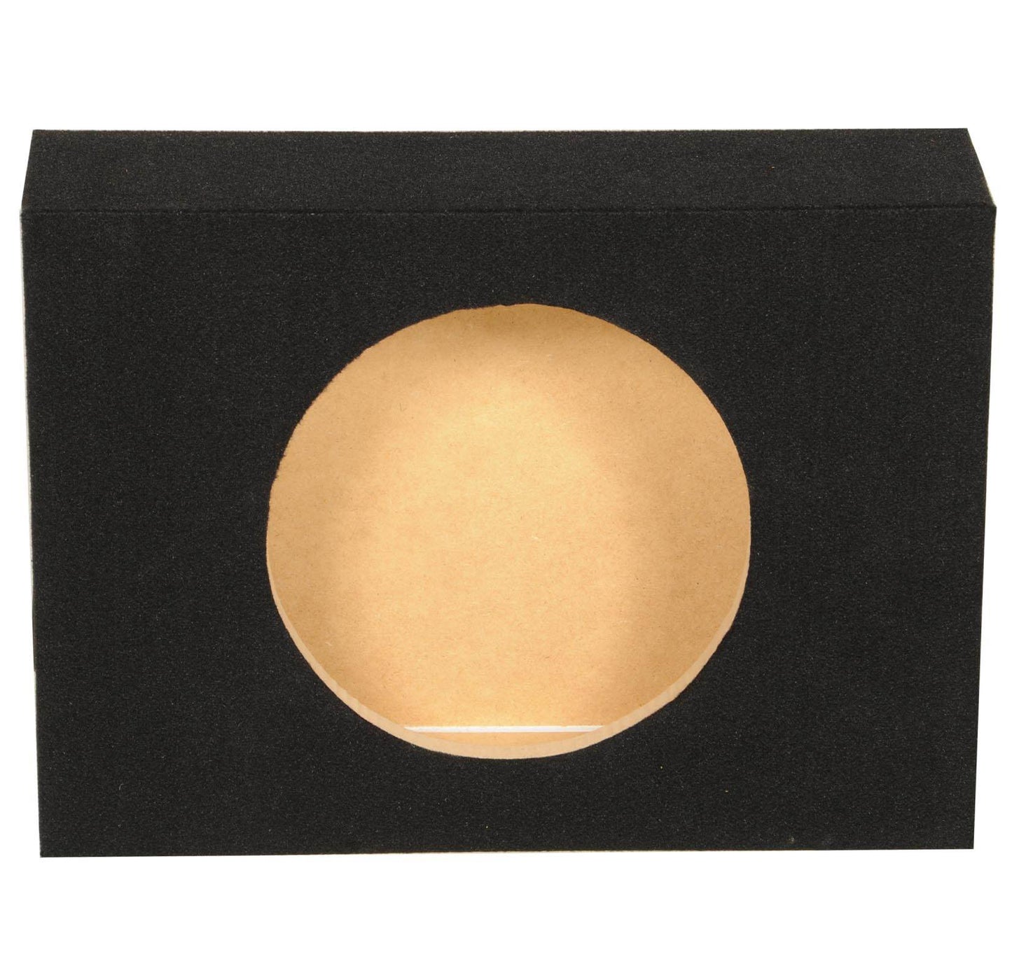 QPower Shallow Single 10" Sealed Truck Subwoofer Speaker Box, 18" x 13" x 5.25"