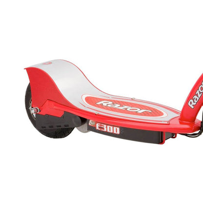 Razor E300 Adult Ride-On 24V High-Torque Motorized Electric Powered Scooter, Red