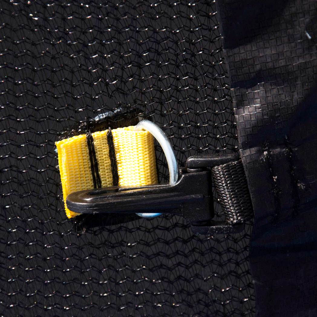 JumpKing JK15VC2 15 Foot Outdoor Trampoline & Safety Net Enclosure Kit, Blue