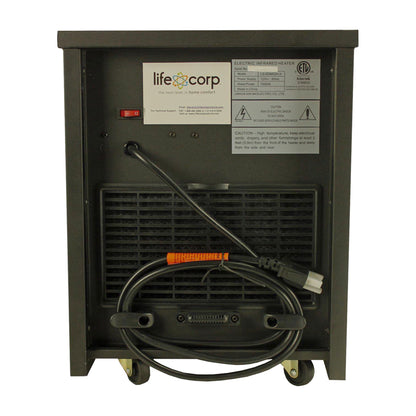 LifeSmart LifePro 6 Element 1500W Electric Infrared Quartz Indoor Space Heater
