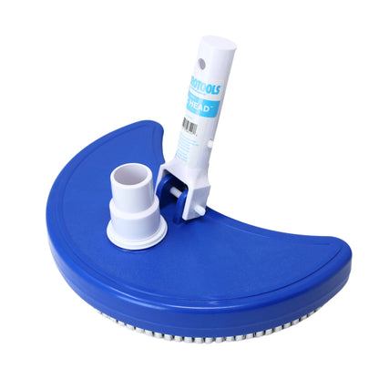 Swimline HydroTools 8110 Weighted Half Moon Pool Spa Maintenance Vacuum Head