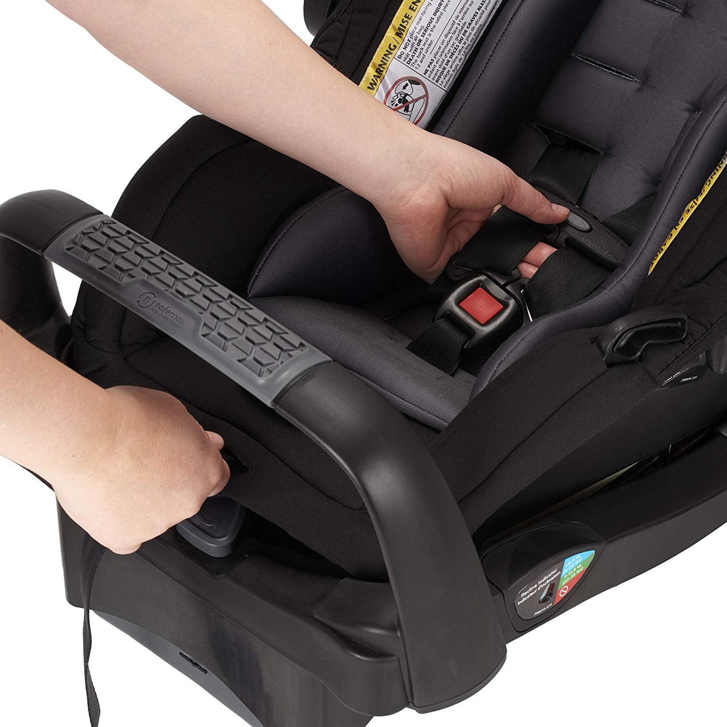 Evenflo Pivot Xpand Baby Stroller & SafeMax Infant Car Seat Travel System, Black
