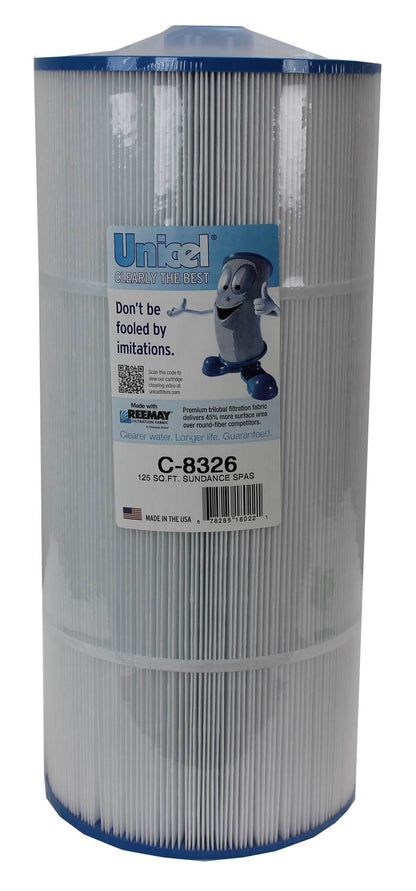 Unicel C-8326 Replacement 125 Sq Ft Hot Tub Spa Filter Cartridge, 199 Pleats
