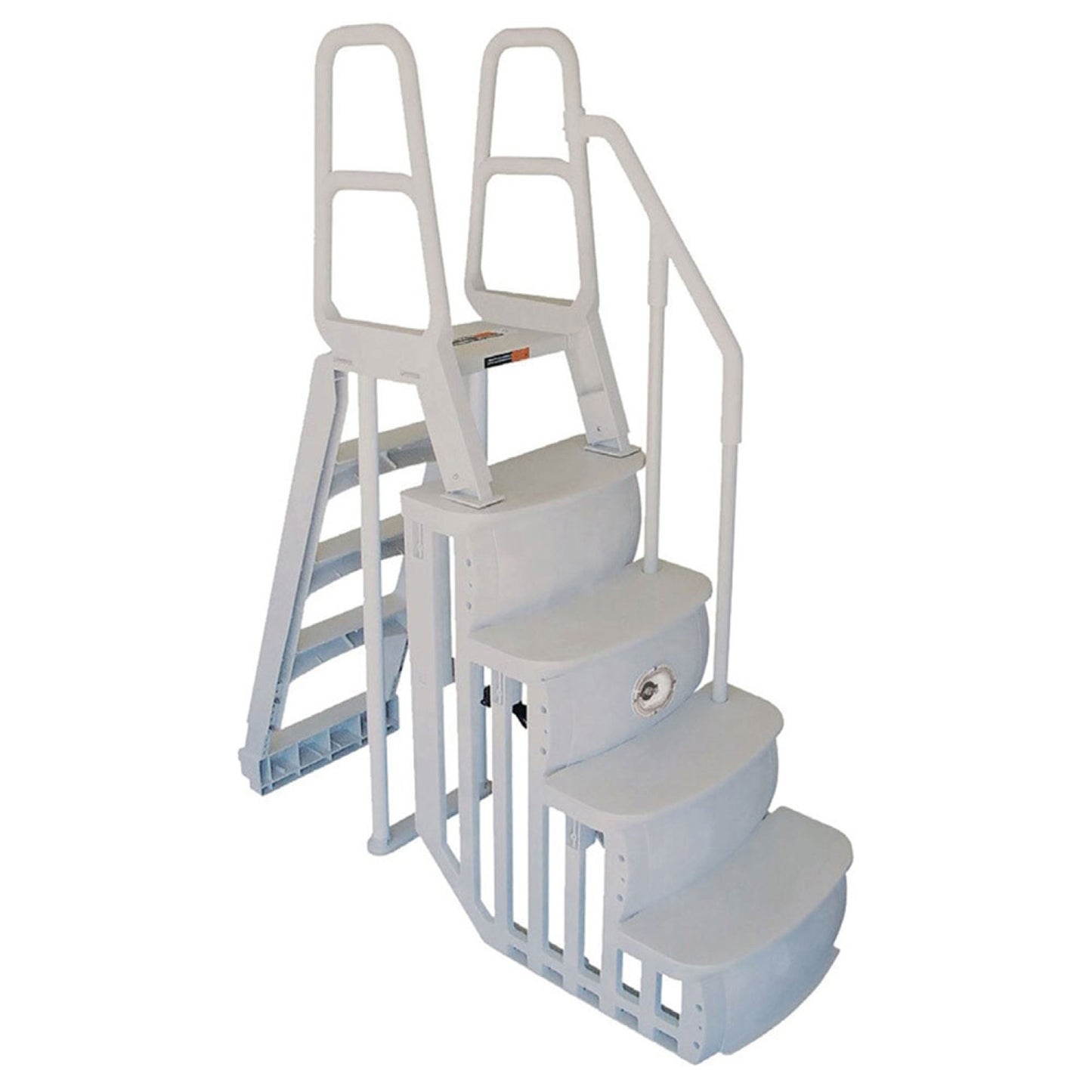 Main Access Above Ground Swimming Pool Step Ladder with Smart LED Light & Remote
