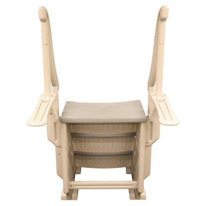 Confer Plastics Curved In-Pool 3 Step Ladder System, Stairs for In Ground Pool