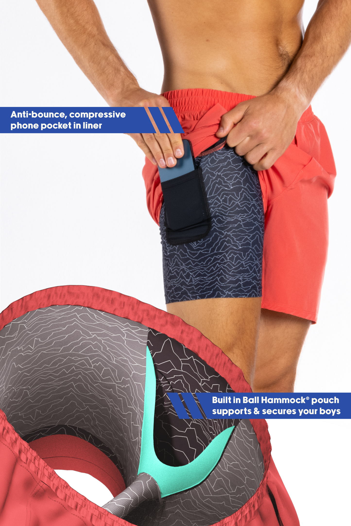 The Personal Record | Red Ball Hammock® 5 Inch Athletic Shorts