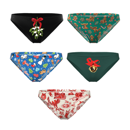 The Santa's Sack | Bikini Underwear 5 Pack