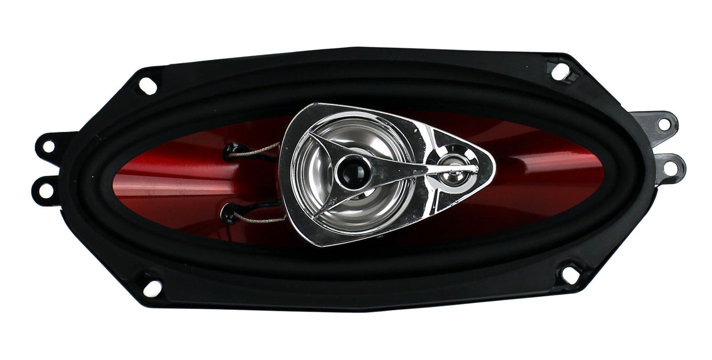 BOSS Audio 4x10 3-Way 400W Full-Range Chaos Exxtreme Car Audio Speakers (4 Pair)