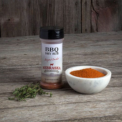 BBQ Dry Rub | 5 oz. Bottle | Big, Bold BBQ Flavor | Hickory Seasoning | Made in Holdrege, NE | Nebraska Star Beef