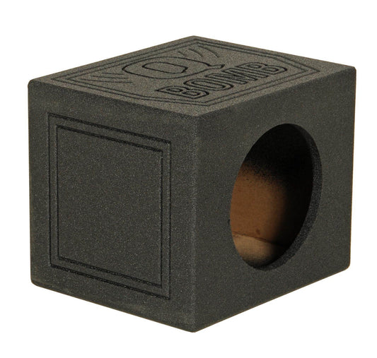 Q-POWER QBOMB 10" Sealed Car Subwoofer Sub Box Enclosure | QBOMB10S Single