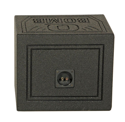 Q-POWER QBOMB 10" Sealed Car Subwoofer Sub Box Enclosure | QBOMB10S Single