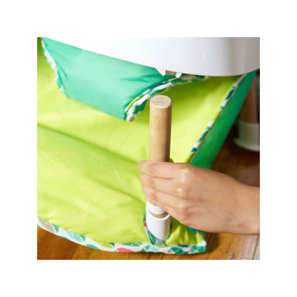 Evenflo ExerSaucer 2 In 1 Tiny Tropics Baby Activity Seat & Doorway Play Jumper