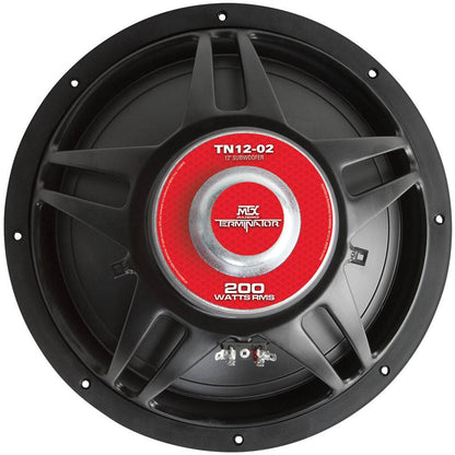 MTX TN12-02 12" 400 Watt Sub Woofer Car Audio Power Bass Subwoofer TN1202