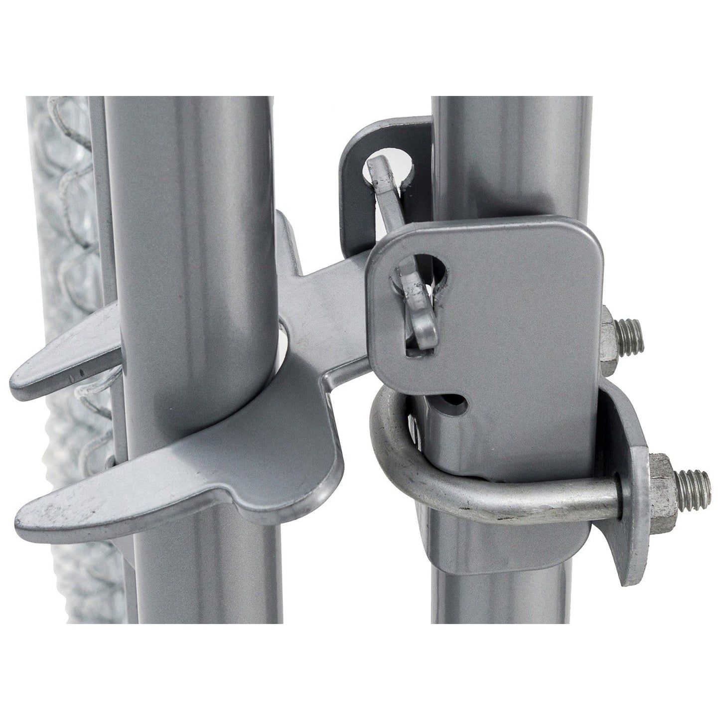 Lucky Dog Adjustable 10' x 5' x 6' Heavy Duty Chain Link Dog Kennel Enclosure