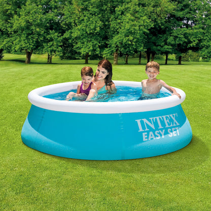 Intex Easy Set 6' x 20" Inflatable Outdoor Swimming Pool w/ 330 GPH Filter Pump