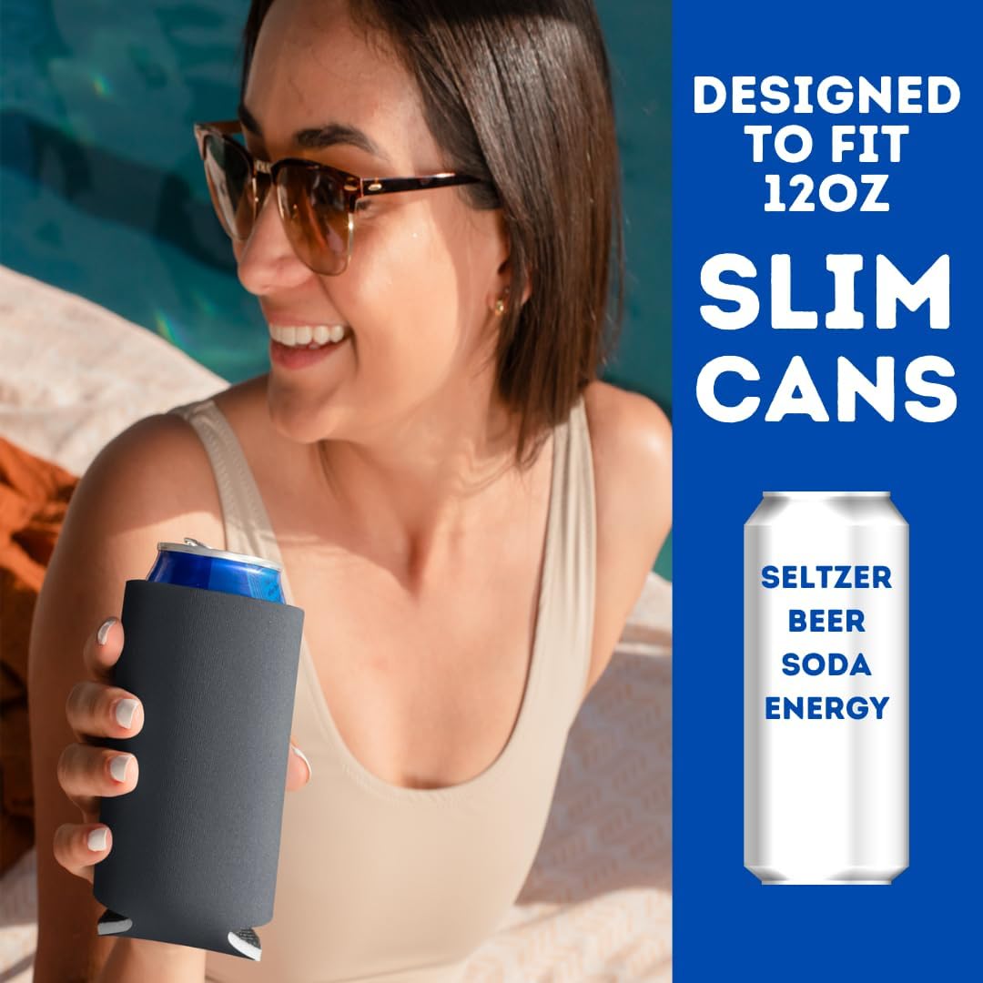 Slim Neoprene Can Coolers