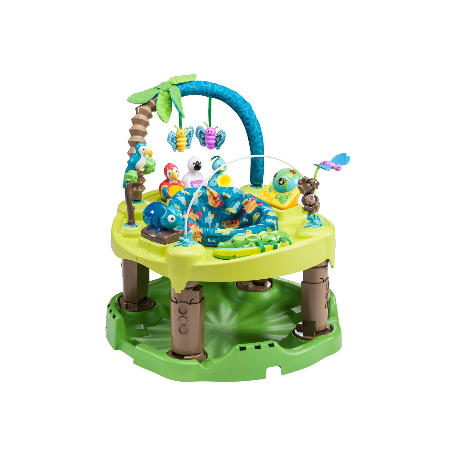 Evenflo ExerSaucer Triple Fun Saucer Life In The Amazon Bouncer Activity Center