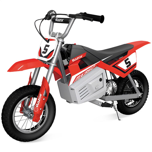 Razor MX350 Dirt Rocket Kids Electric Toy Motocross Motorcycle Dirt Bike, Red