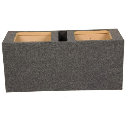 Square Solobaric Dual 12" Ported L3 L5 L7 Subwoofer Box Speaker Enclosure