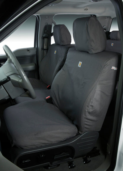 Covercraft 15-18 Ford F150 Carhartt SeatSaver Custom Front Row Seat Covers - Gravel