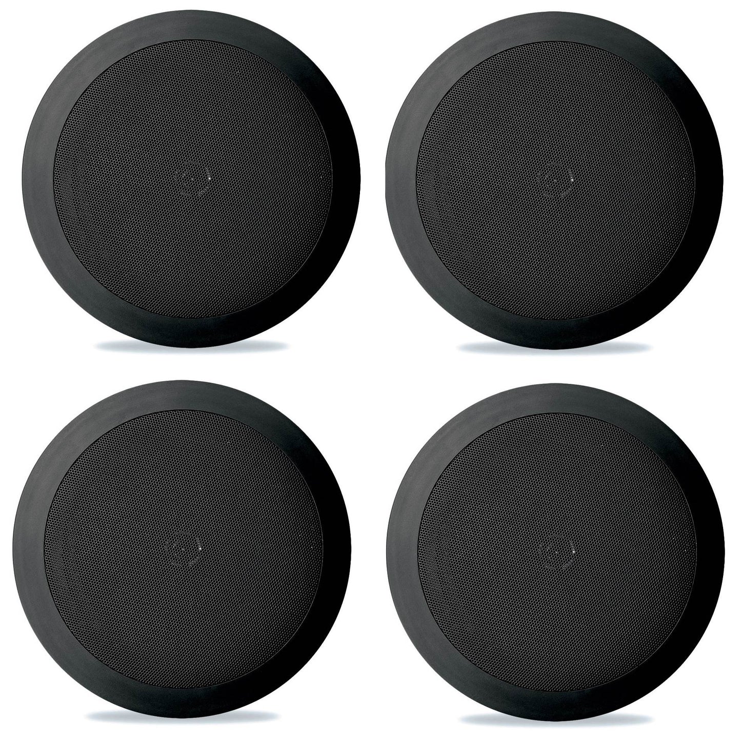 Pyle PDIC51RDBK 5.25 Inch 150 Watt Black In-Ceiling Flush Speakers Four pack