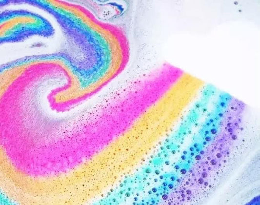 Rainbow Bath Bombs