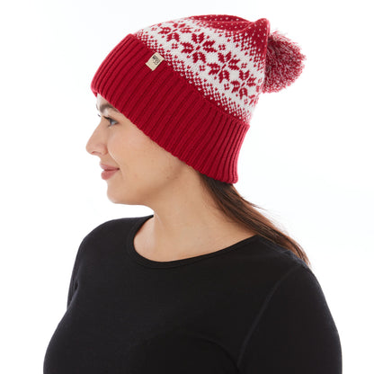 Midweight - Everyday Knit Cuff Pom Beanie 100% Merino Wool