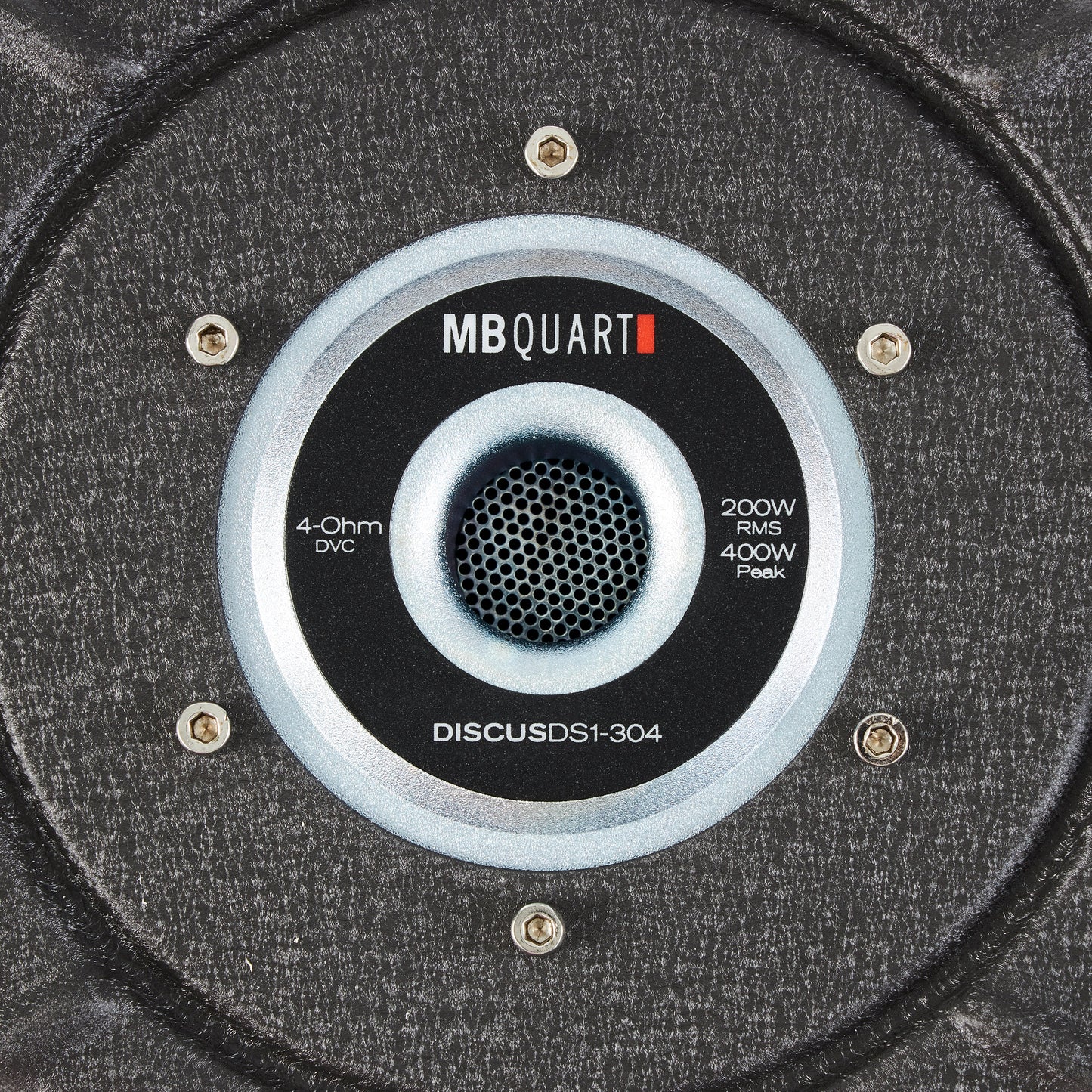 MB Quart DS1-304 1600 Watt 12 Inch Slim Shallow Automotive Subwoofers, 4 Piece