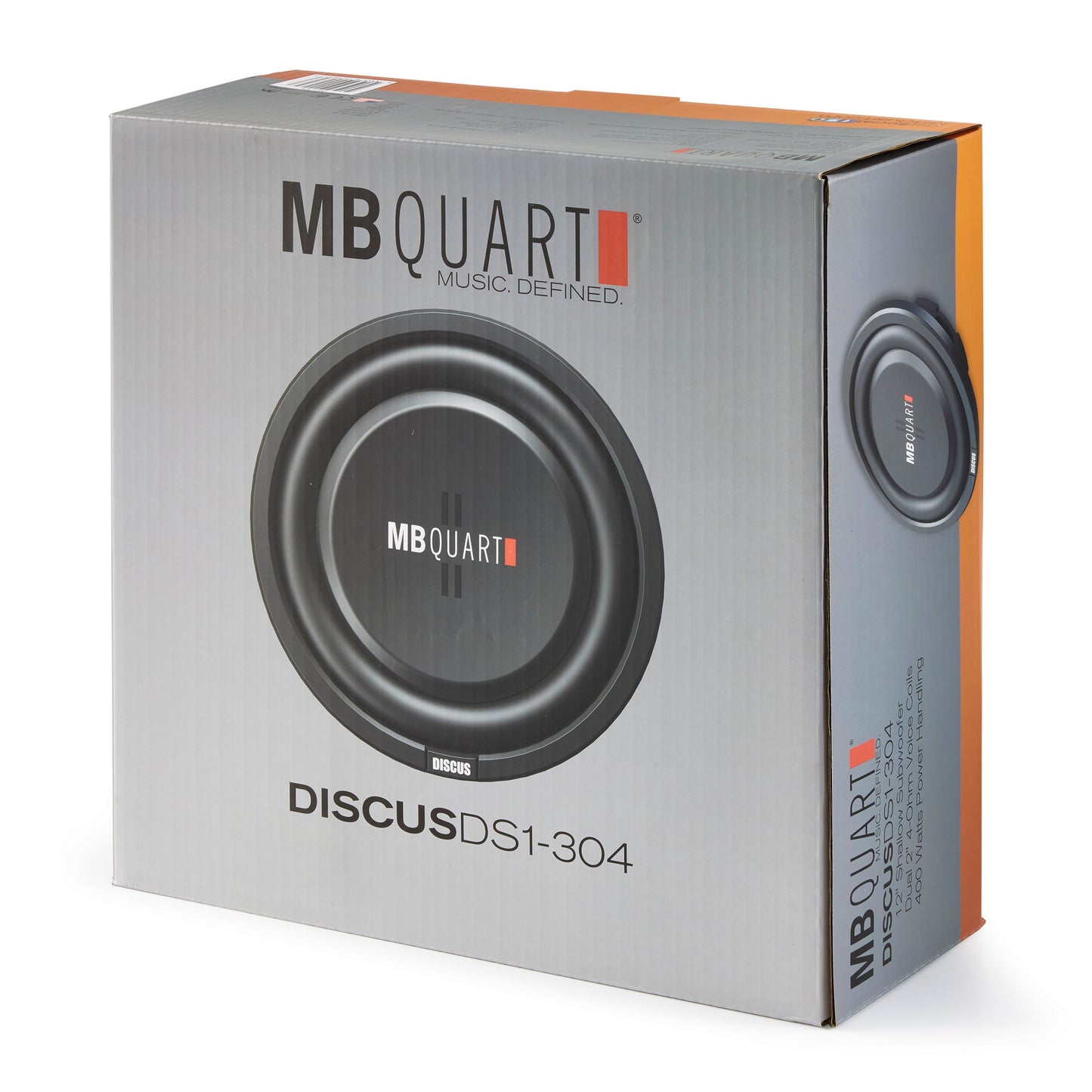 MB Quart DS1-304 400 Watt 12 Inch Slim Shallow Subwoofer Car/Truck DVC Sub