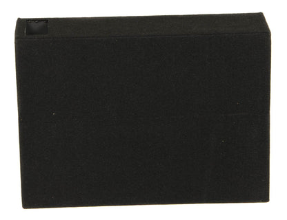 QPower Shallow Vented Subwoofer Enclosure, Single 10 Inch Car Sub Speaker Box