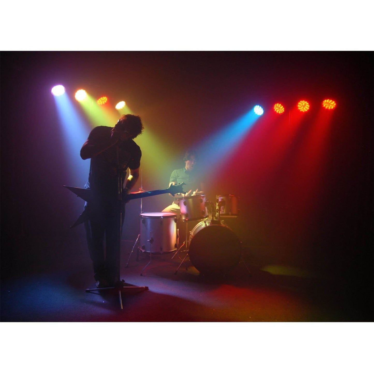 CHAUVET DJ 4BAR USB DMX LED Wash Light System w/Tripod, Travel Bags & Footswitch