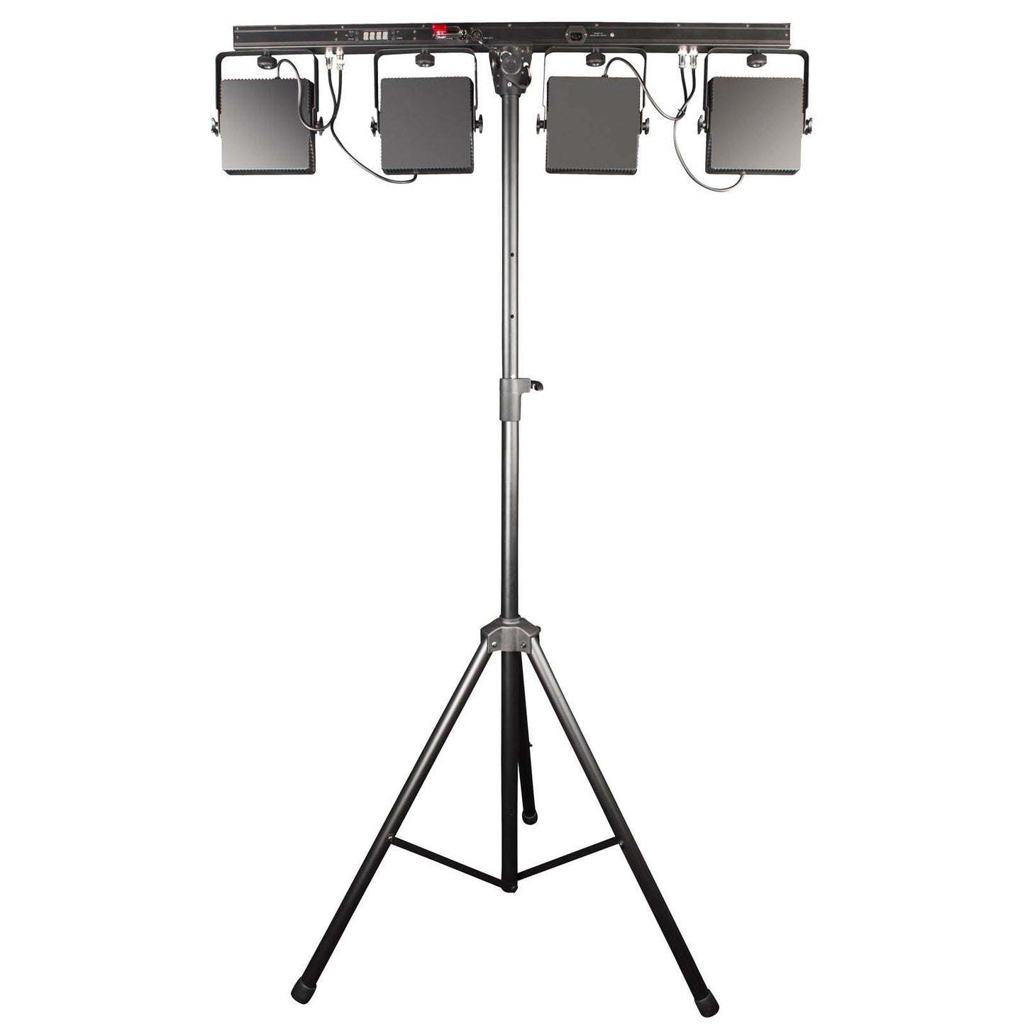 CHAUVET DJ 4BAR USB DMX LED Wash Light System w/Tripod, Travel Bags & Footswitch