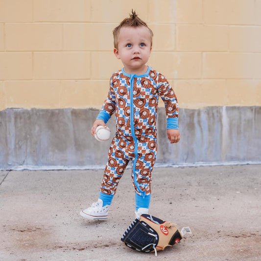 HEY BATTER BATTER CHECKERS DREAM ROMPER