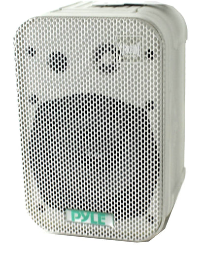 Pyle PDWR40W 5.25" White Indoor/Outdoor Waterproof Home Theater Speakers, 2 Pair