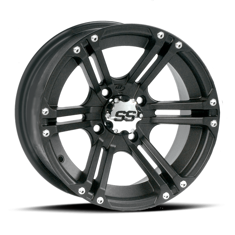 ITP SS 212 12x7 / 4x156 BP / 4+3 Offset Black Wheel