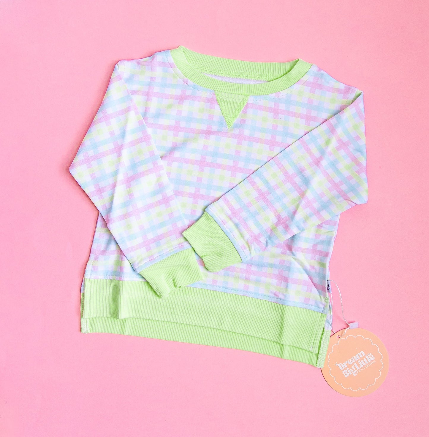 SPRING GINGHAM DREAM PULLOVER