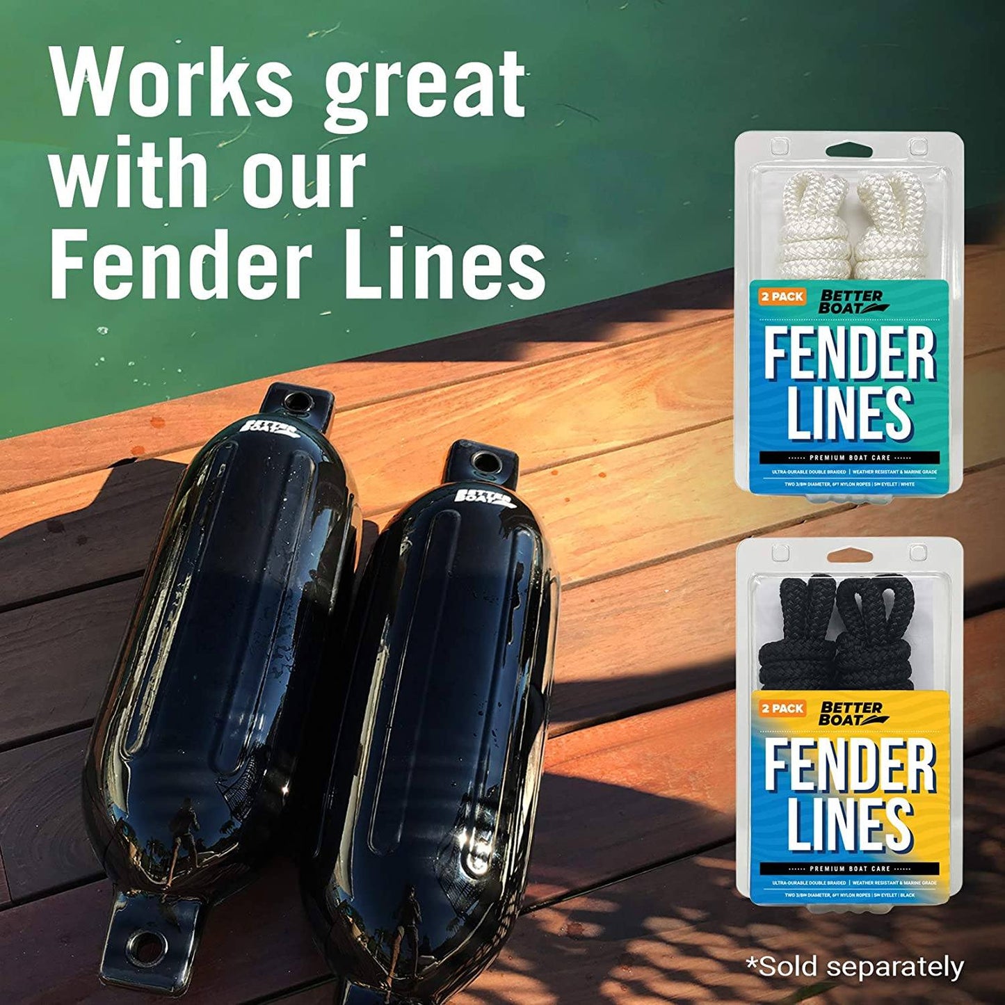 2 Pk Boat Fenders